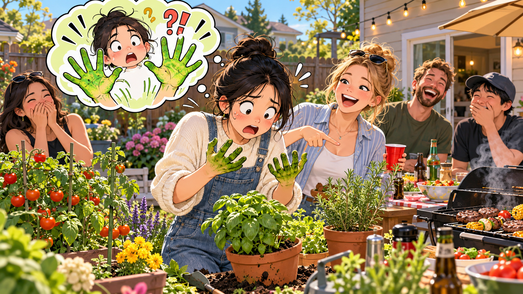美剧学英语:green fingers - 加拿大同事说我有“green fingers”,我低头看了半天自己的手……