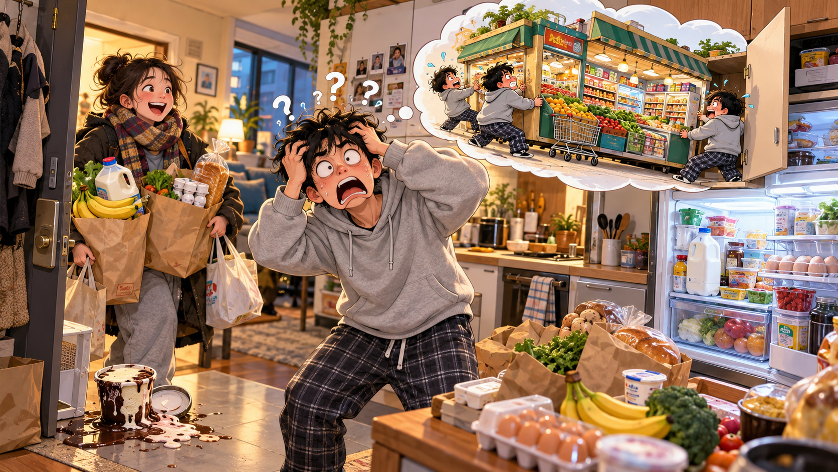 美剧说英语:grocery - 加拿大室友说“Put the groceries away”,我差点开始找杂货店……
