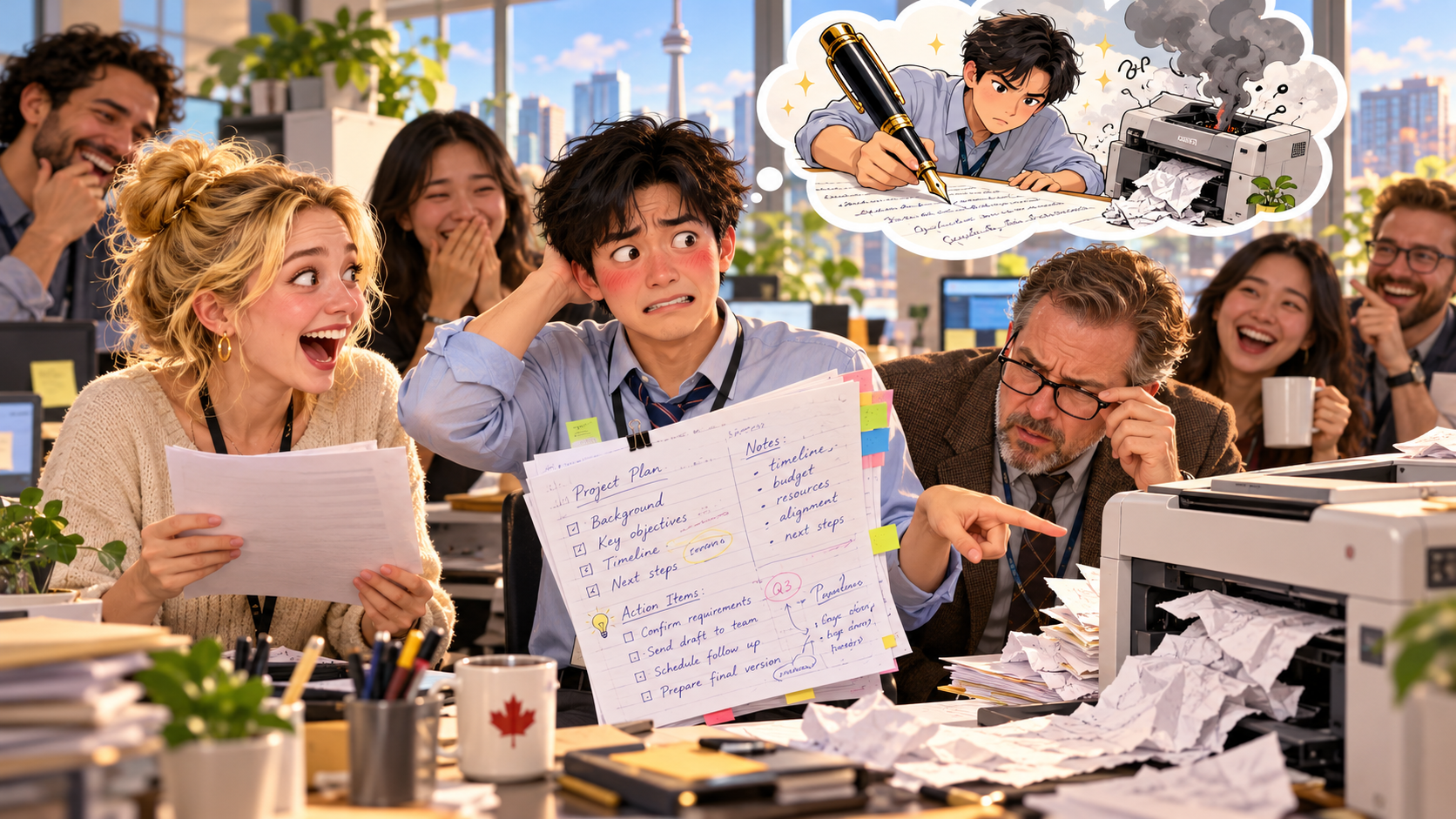 美剧说英语:hand writing - 加拿大办公室同事夸我“handwriting”,我差点把打印机搬过来……