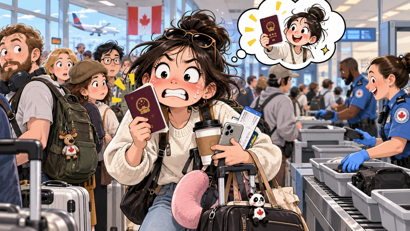 美剧学英语：handy - 加拿大机场过安检，朋友说“keep your passport handy”，我一路攥在手里……