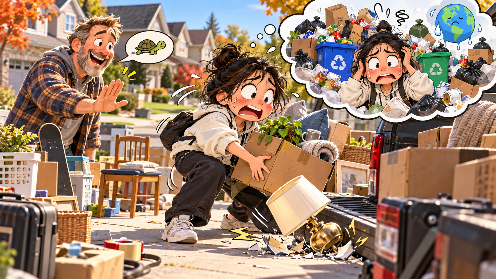 美剧说英语：haste makes waste - 加拿大搬家时邻居说“haste makes waste”，我以为他嫌我浪费东西……