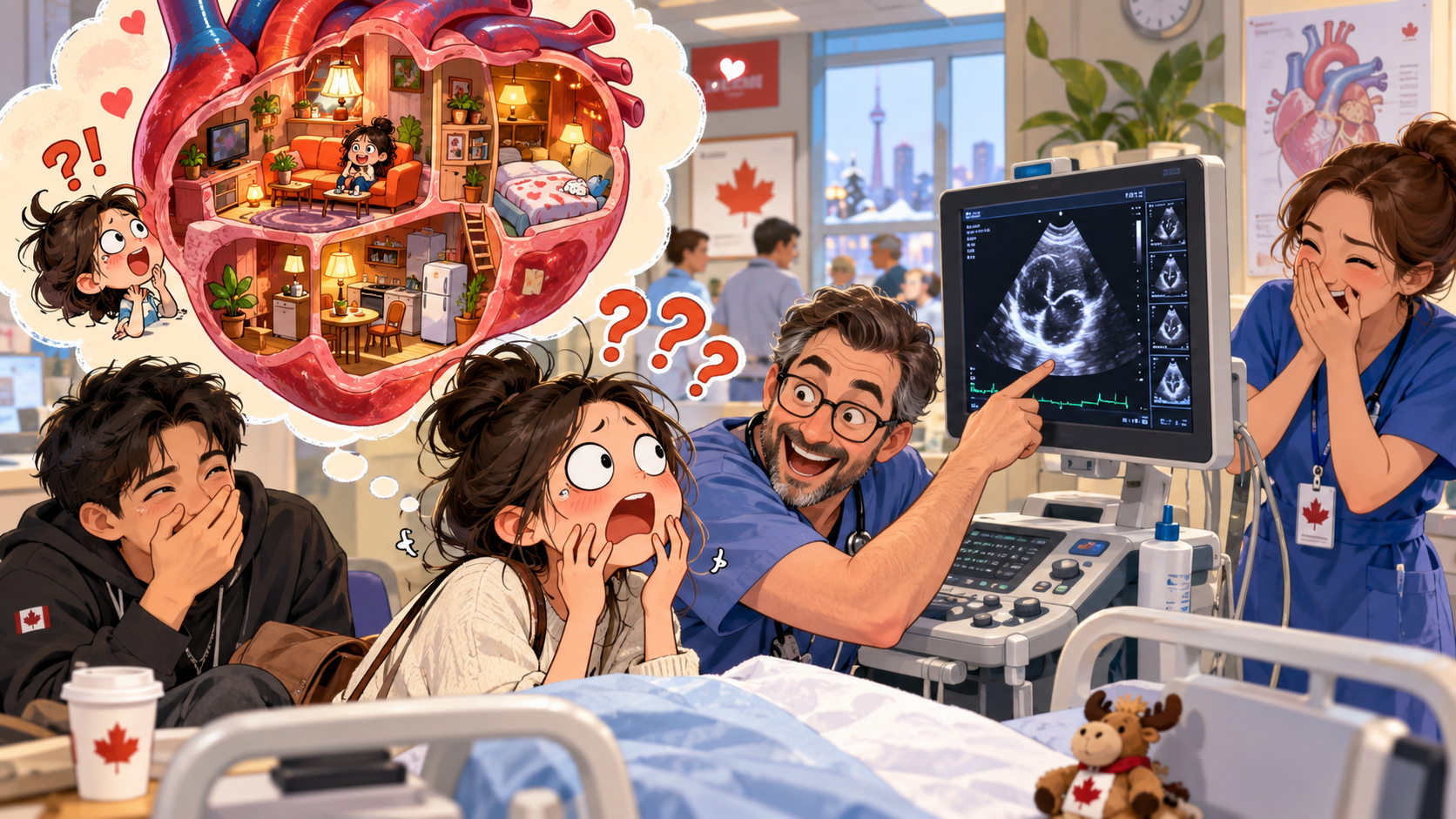 美剧学英语：heart room - 加拿大体检中心听到“heart room”，我脑子里直接出现了一套两居室……