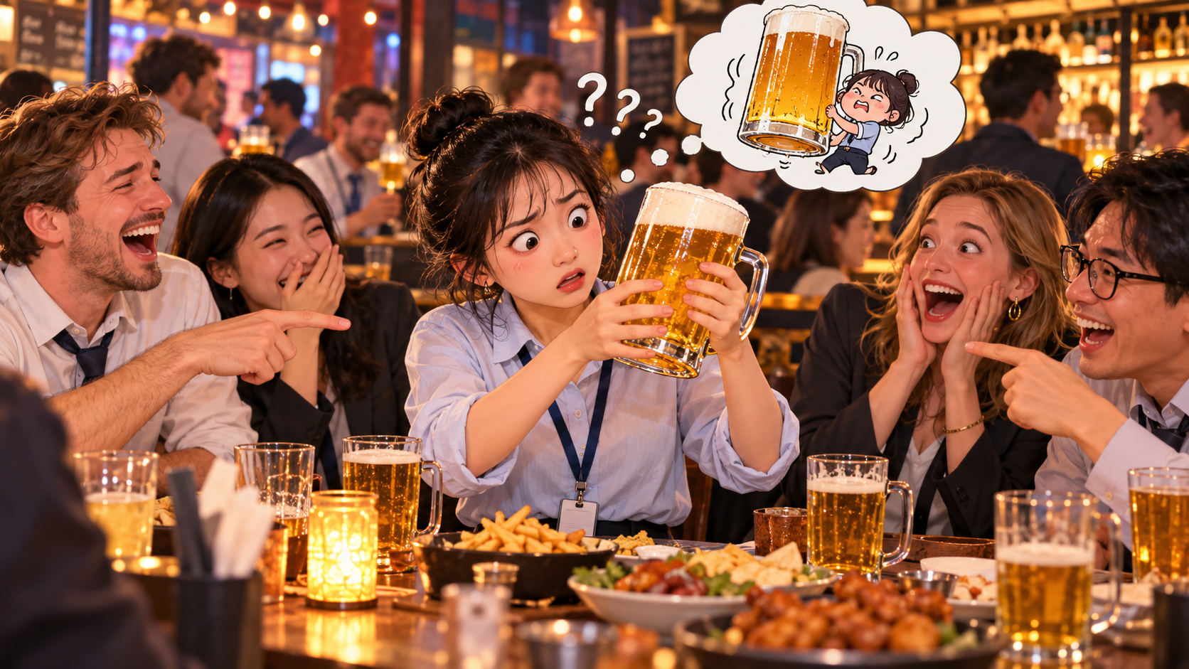 美剧学英语：heavy drink - 加拿大公司聚餐，同事说“heavy drink”，我居然伸手掂了掂杯子……