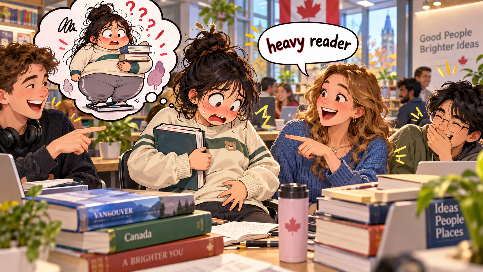 美剧学英语：heavy reader - 加拿大同事说我是“heavy reader”，我低头看了看自己的体重……