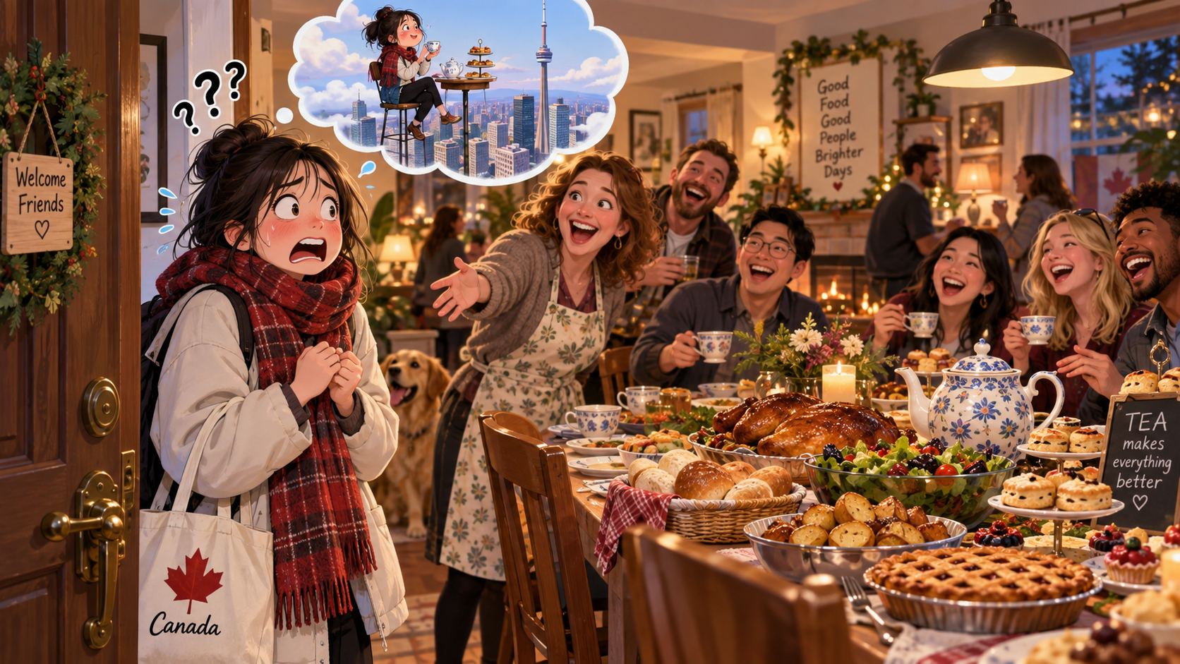 美剧学英语:high tea - 加拿大同事约我吃high tea,我还特意问:你家阳台在几楼?