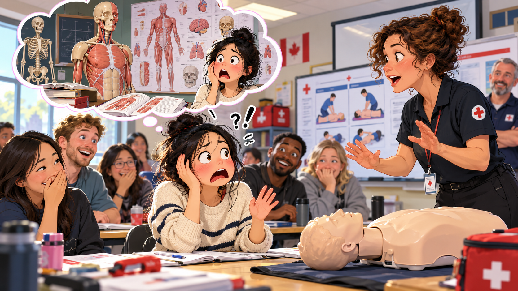 美剧学英语：human body - 加拿大急救课上说“a human body”，我还以为老师要讲人体结构……