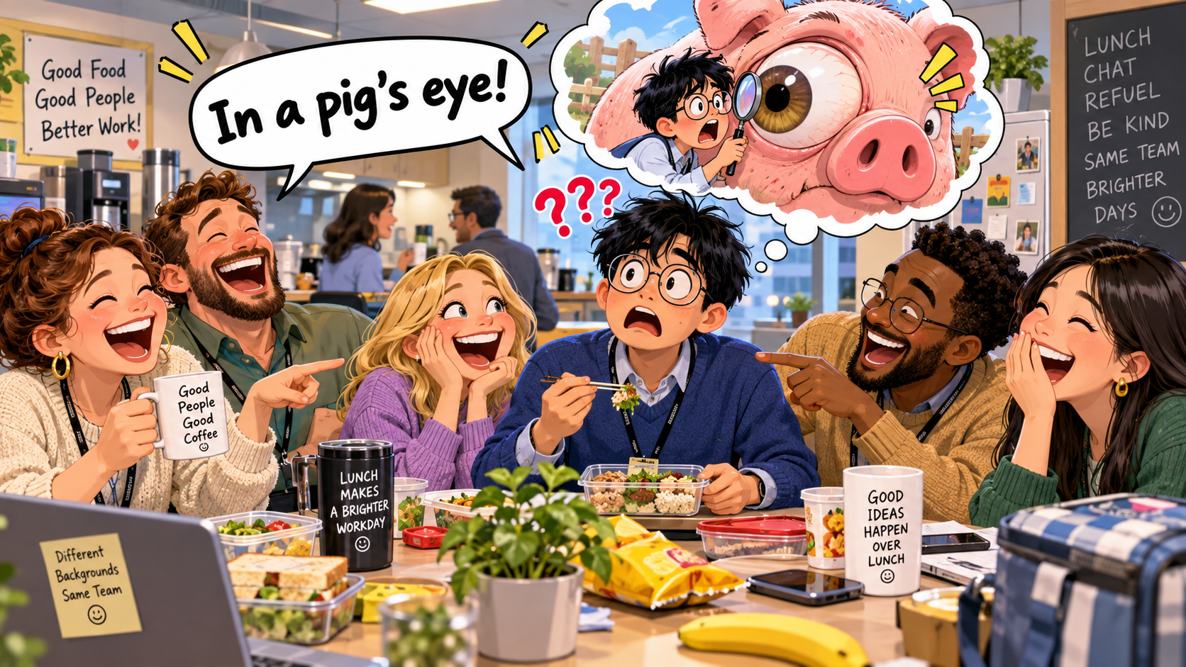 美剧学英语：in a pig's eye - 加拿大同事说“in a pig’s eye”，我居然开始找那头猪……