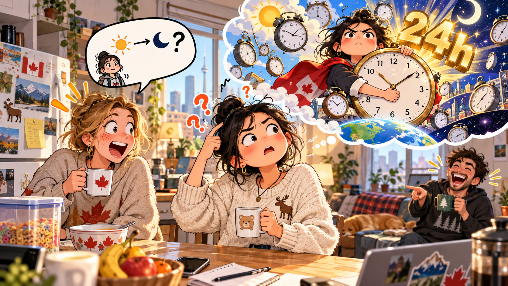 美剧说英语：keep hours - 加拿大室友问我“Do you keep regular hours?”，我认真回答：当然，我每天都有24小时