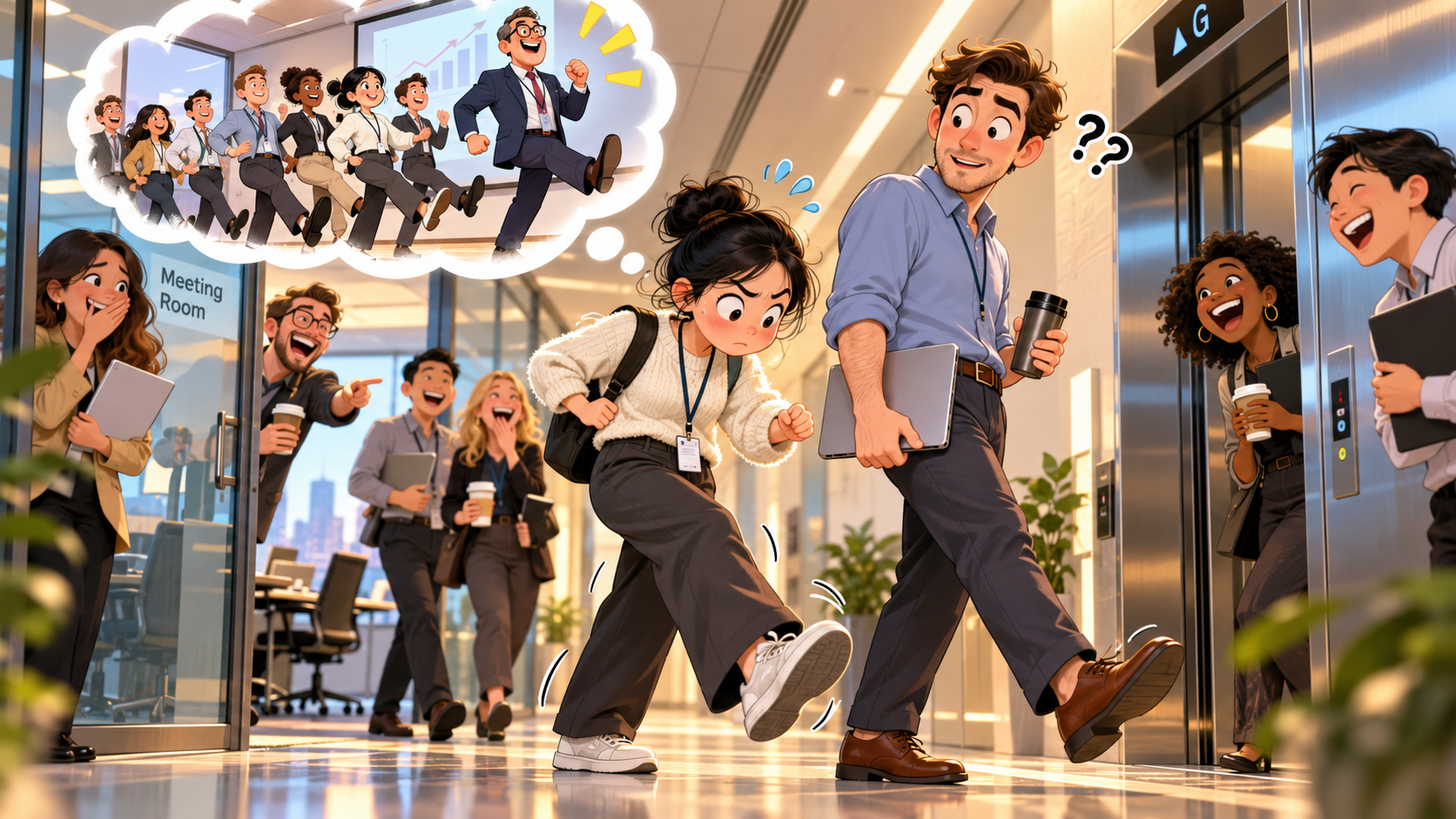 美剧说英语:keep pace with - 加拿大办公室开项目会,同事说“keep pace with”,我差点以为大家要统一走路速度