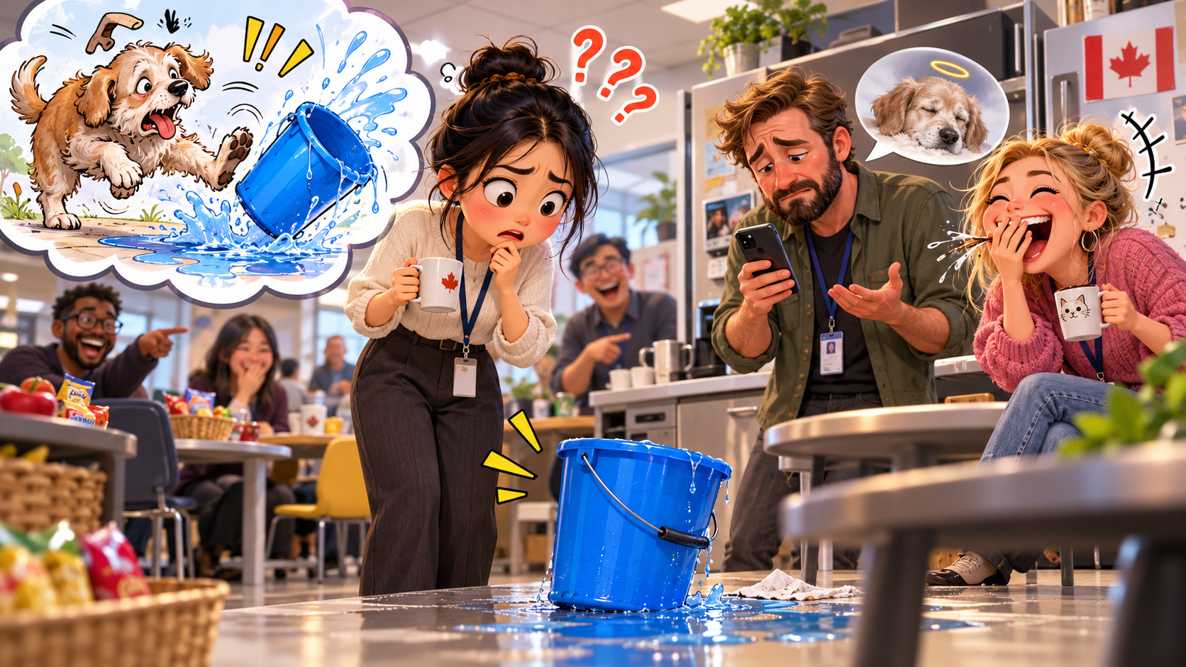 美剧说英语：Kicking the bucket - 加拿大办公室同事说“kick the bucket”，我竟然跑去找水桶……