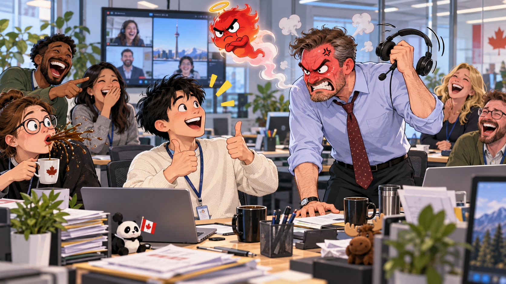 美剧学英语：lose one's temper - 加拿大办公室开完会，同事说“lost my temper”，我居然恭喜他脾气丢了