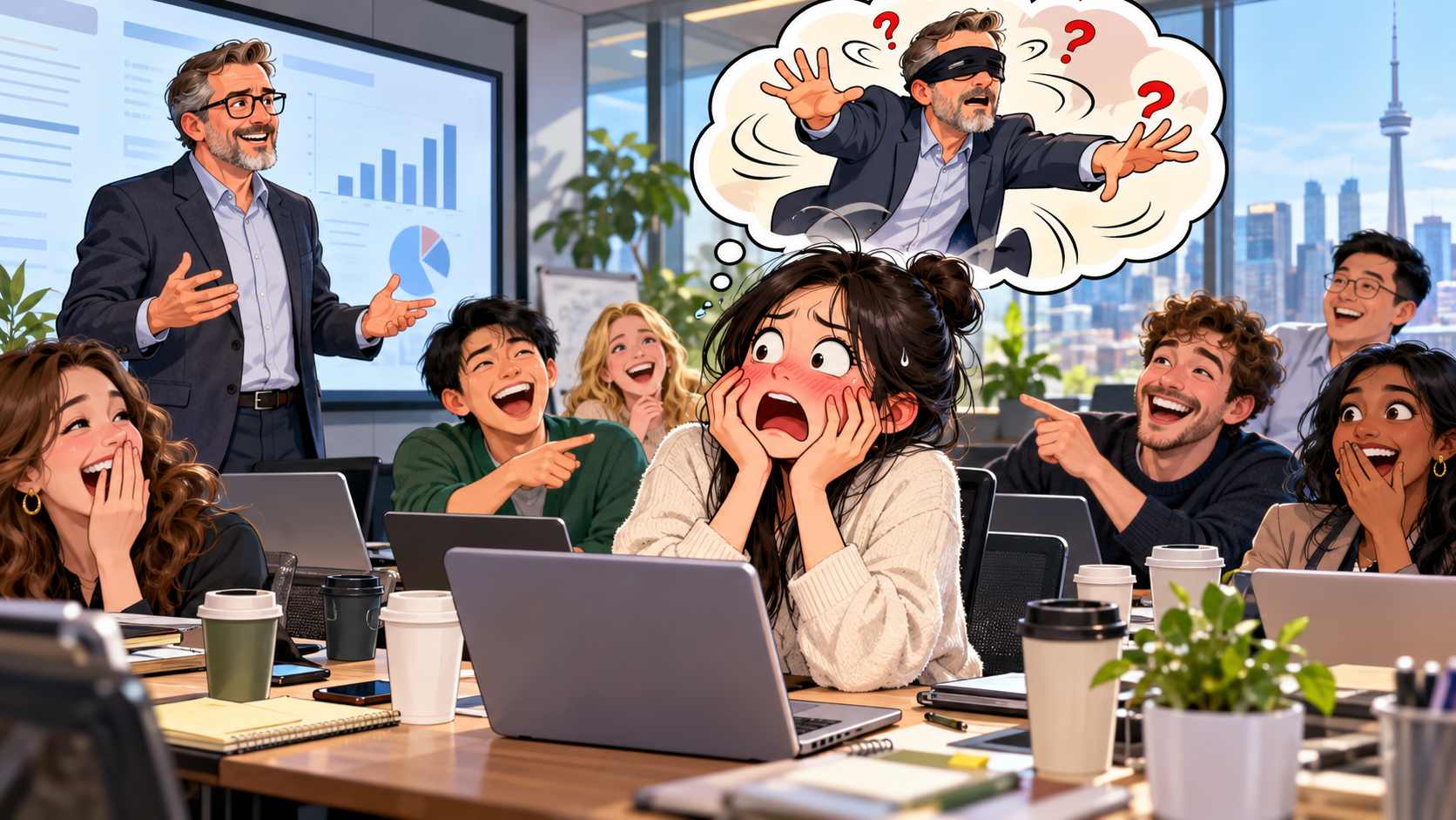 美剧学英语:lose sight of - 加拿大办公室里,同事说lose sight of,我还以为他突然看不见了