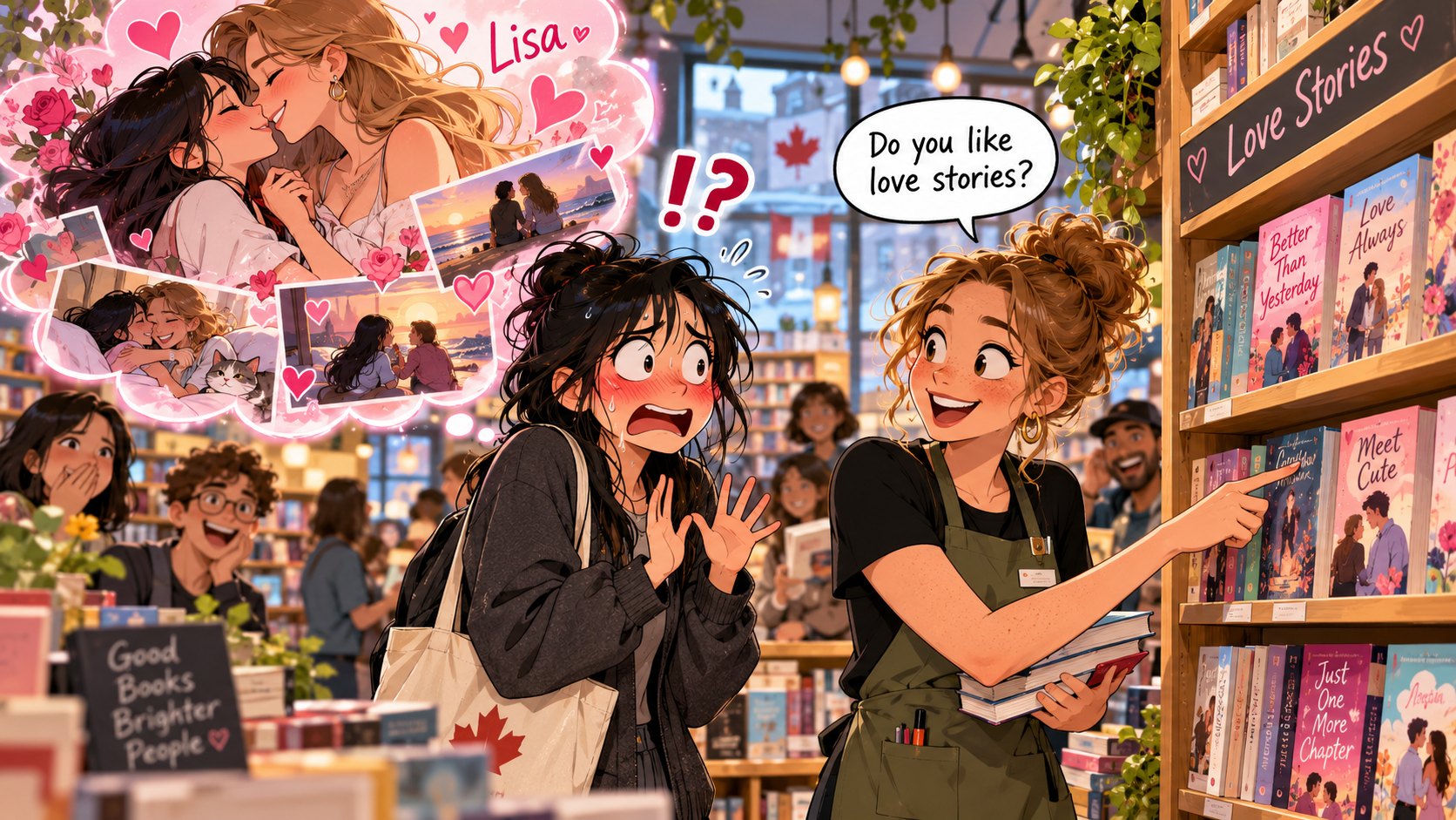 美剧说英语：love story - 加拿大书店同事问我爱不爱“love story”，我差点把恋爱史交代了……