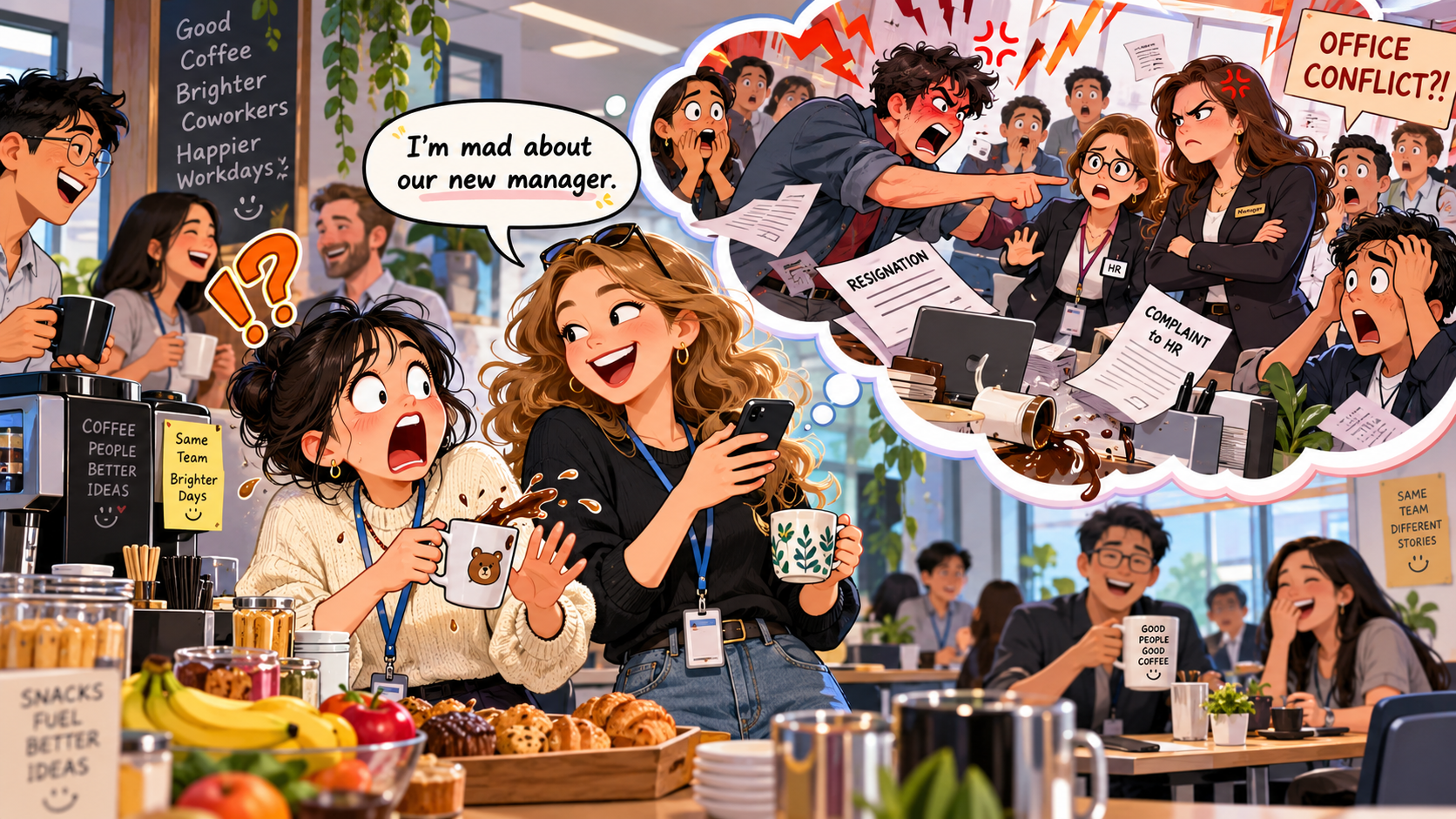 美剧学英语:mad about - 加拿大办公室同事说他“mad about”老板,我差点以为要出事……