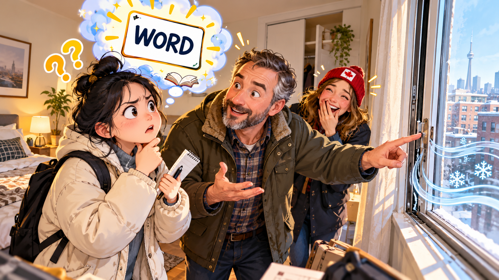 美剧学英语:make a word - 加拿大租房时,房东说“I give you my word”,我还以为他要教我一个新单词