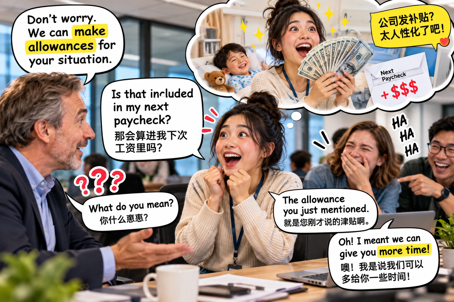 美剧说英语:make allowance for - 加拿大老板说要给我“make allowance”,我连补贴金额都想好了……