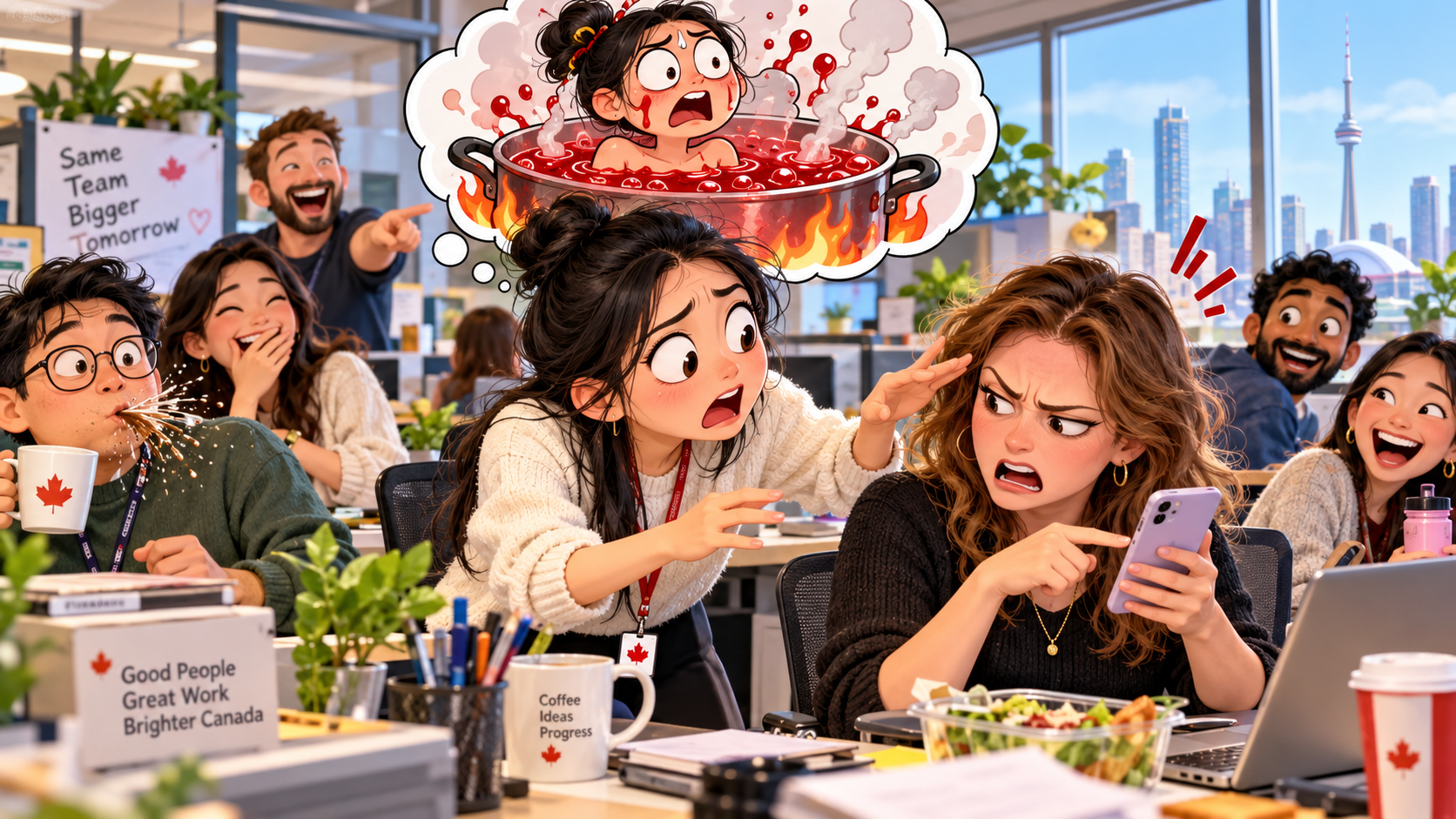 美剧学英语:make one's blood boil - 加拿大办公室同事说“make my blood boil”,我差点问她要不要去医院