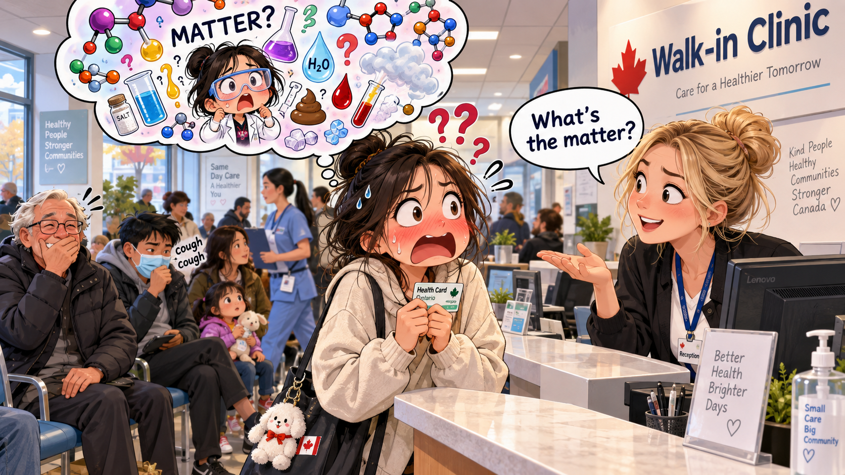 美剧学英语：matter - 加拿大诊所前台问我“What's the matter?”，我差点开始解释什么物质……