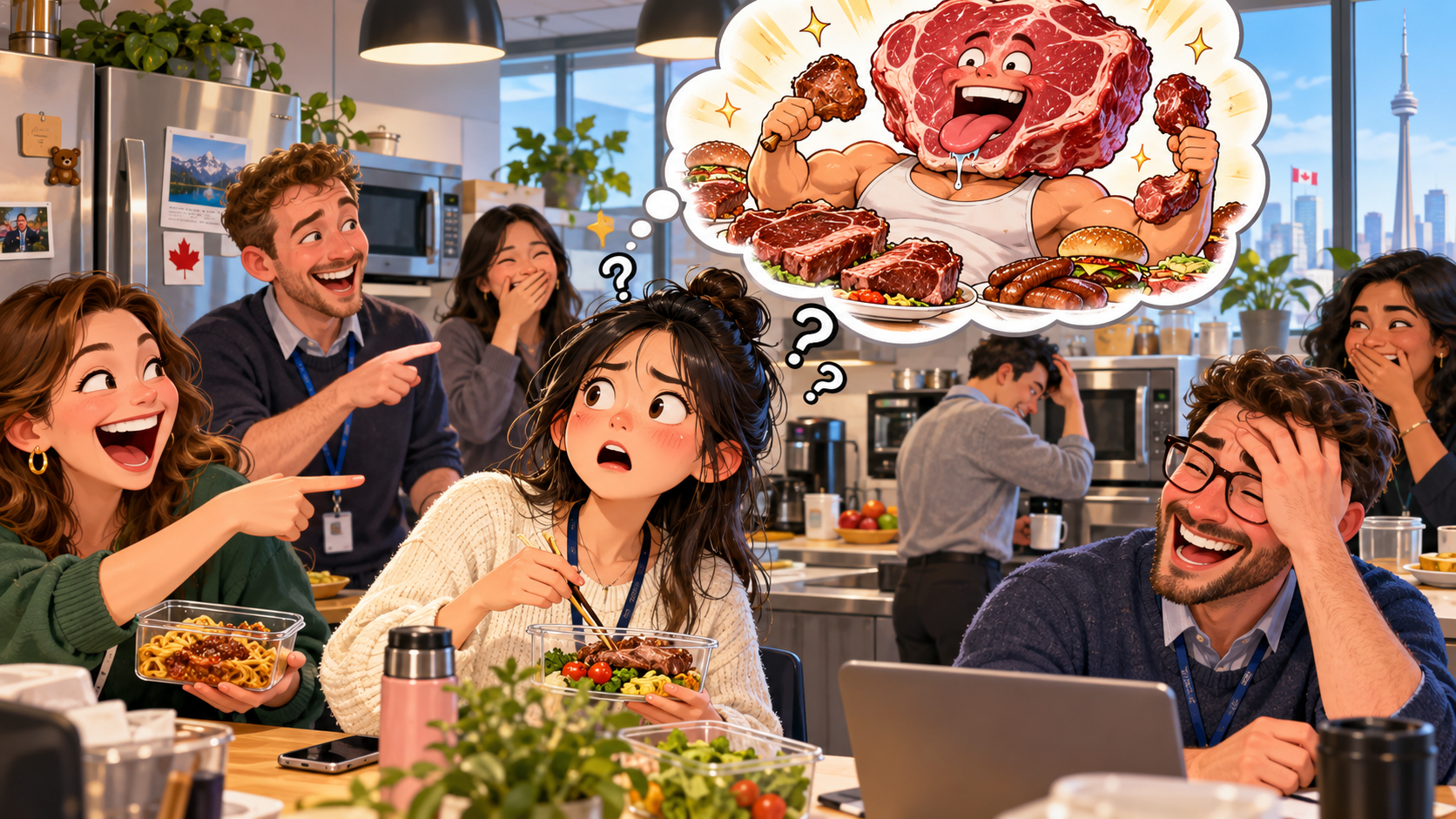 美剧说英语:meathead - 加拿大办公室里同事说“meathead”,我还以为他在夸人特别爱吃肉……