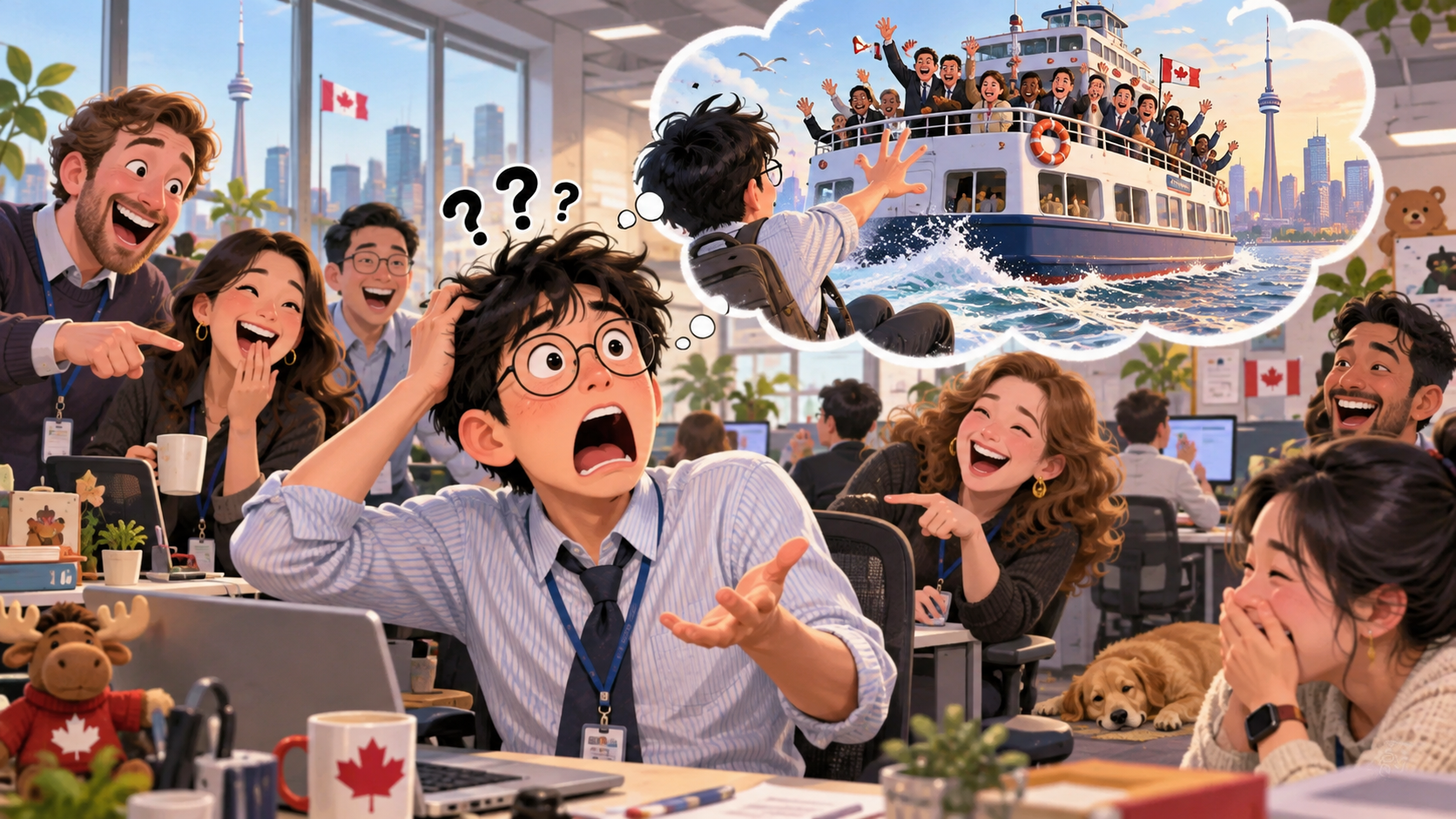 美剧学英语:miss the boat - 加拿大办公室同事说“you missed the boat”,我赶紧问:我们什么时候坐船了?