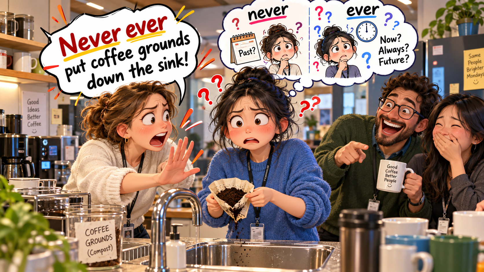 美剧学英语：never ever - 加拿大办公室里同事说“never ever”，我还以为他在回忆过去……