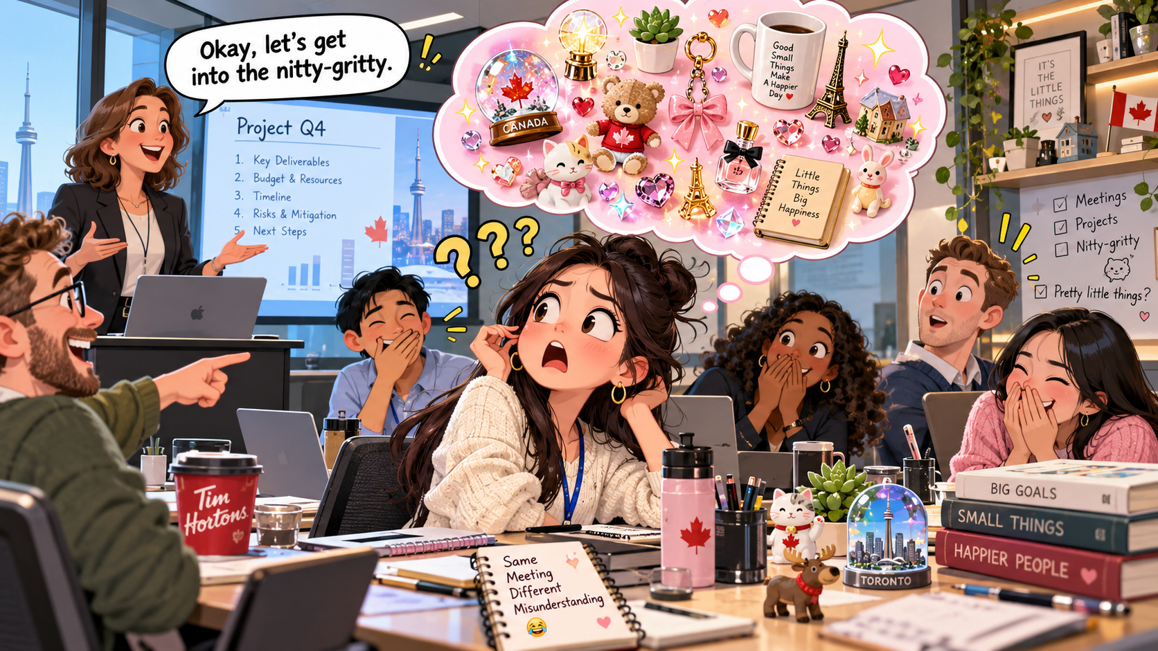 美剧学英语：nitty-gritty - 加拿大开会时同事说“nitty-gritty”，我居然开始找桌上的小摆件……
