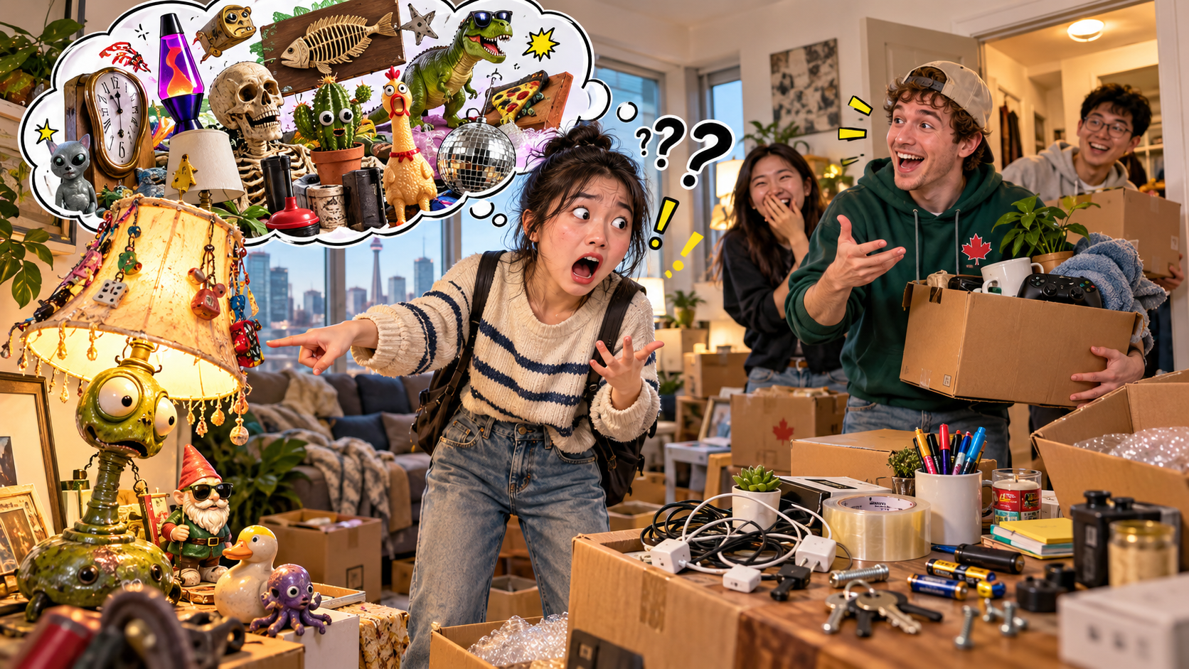 美剧学英语：odds and ends - 加拿大搬家时朋友说“odds and ends”，我以为他让我找奇怪的东西……