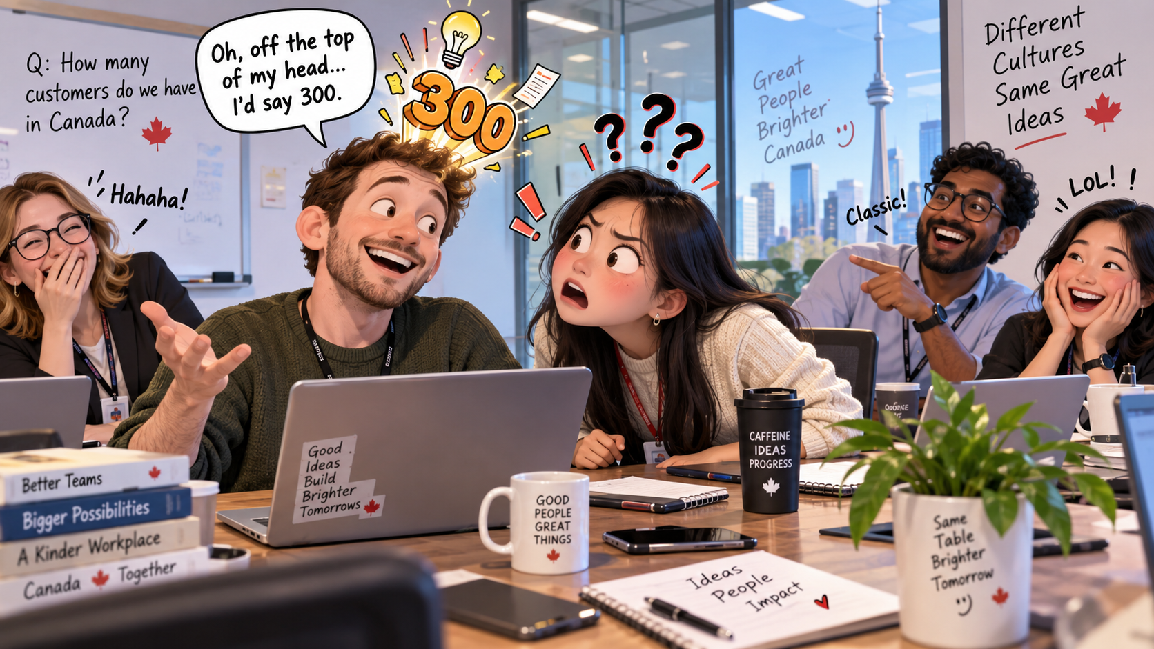 美剧学英语:off the top of my head - 加拿大办公室开会,同事说“off the top of my head”,我真的盯着他头顶看了半天