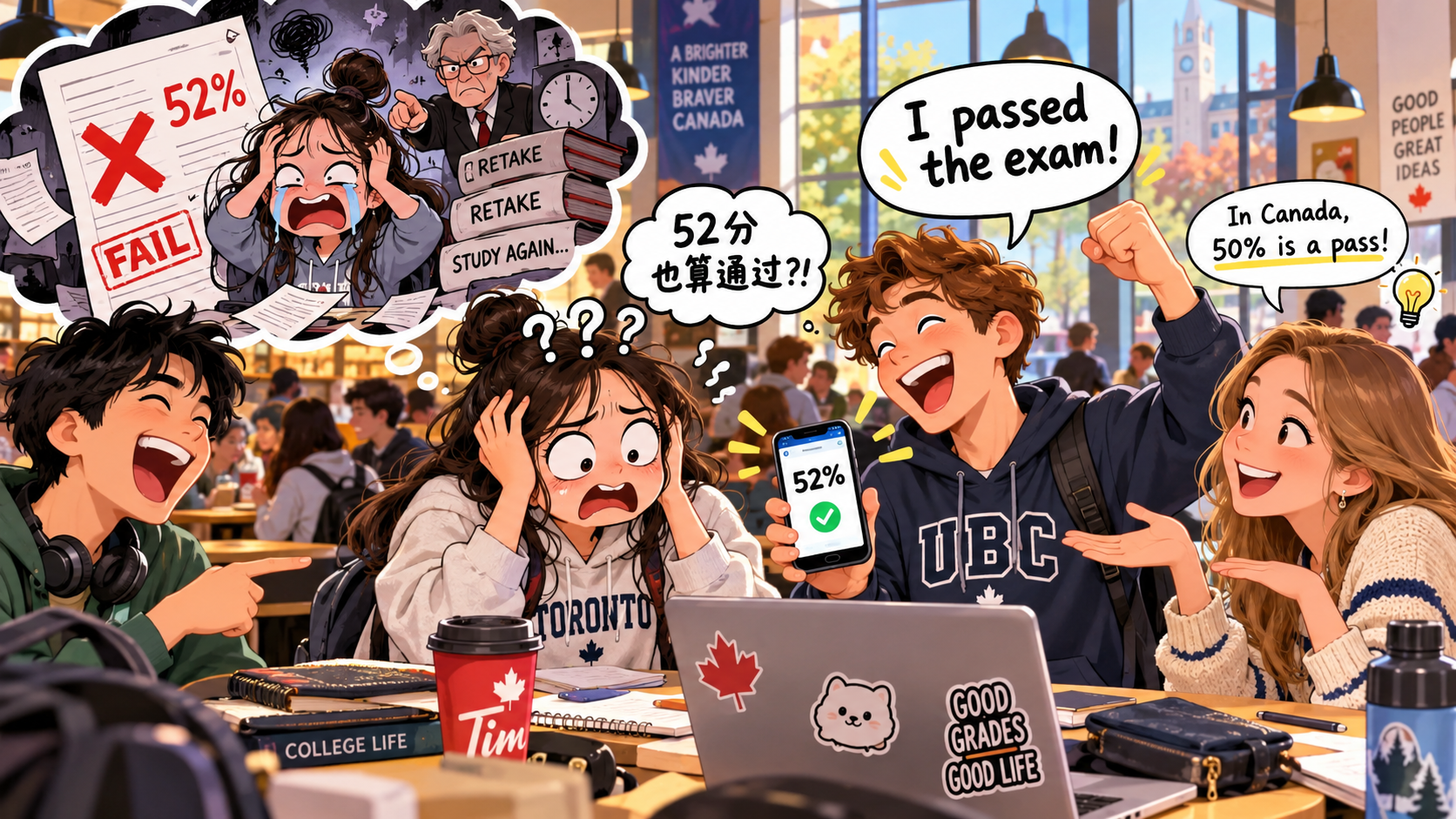美剧说英语：pass the exam - 加拿大同事说“pass the exam”，我以为他考得不错，结果差点把他气哭……