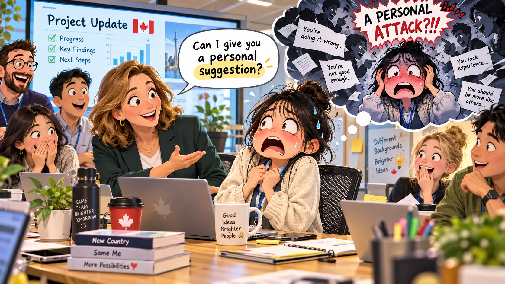 美剧说英语：personal suggestion - 加拿大办公室同事说“personal suggestion”，我差点以为他要攻击我