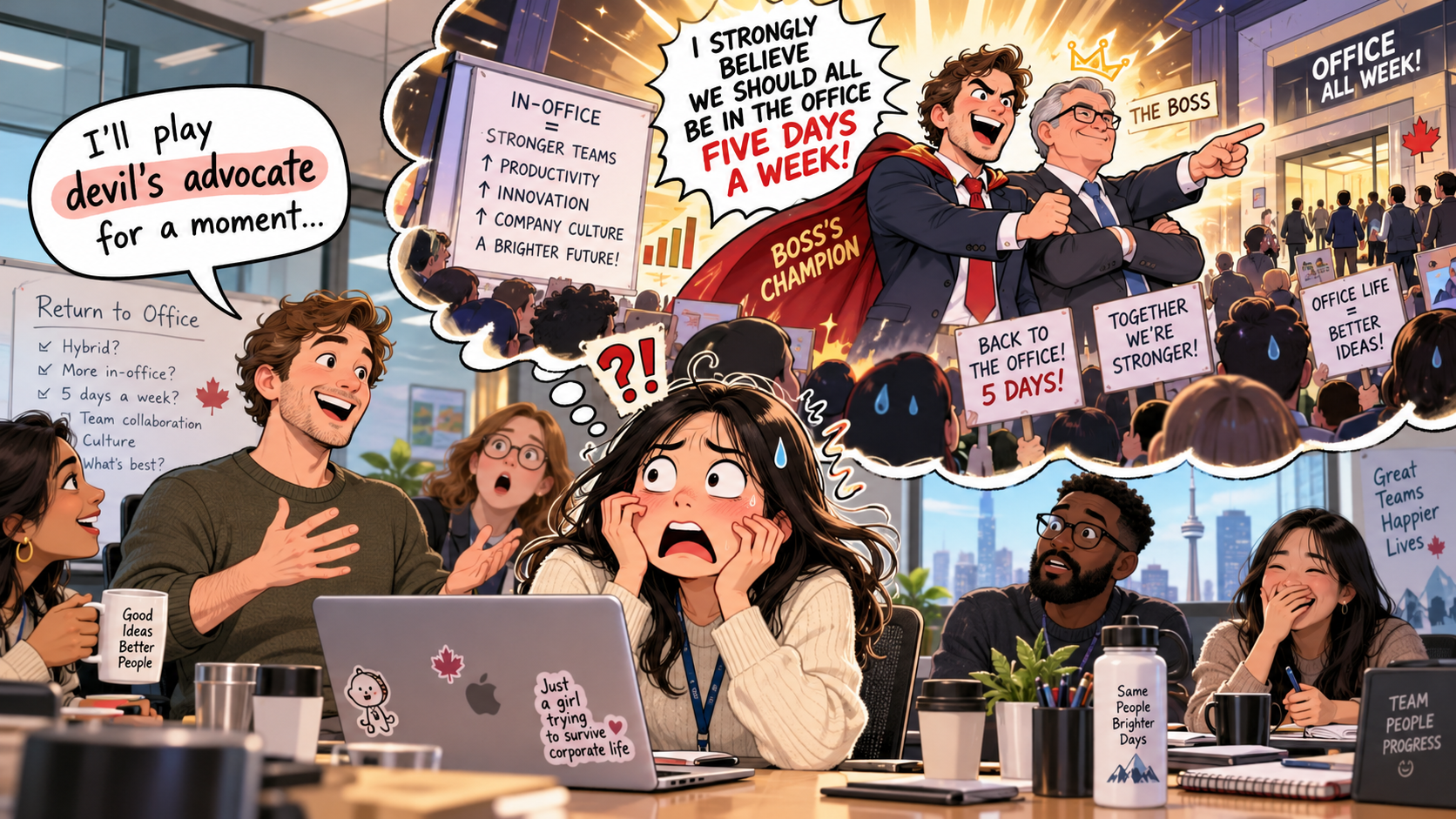 美剧说英语:play advocate - 加拿大办公室里同事说“play advocate”,我差点以为他要替老板站队……