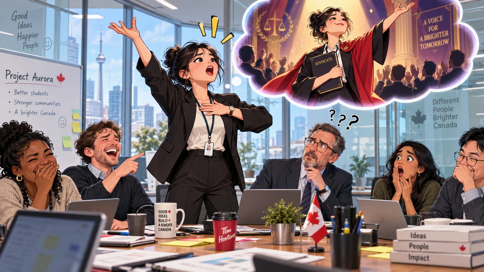 美剧学英语：play advocate for - 加拿大办公室项目会上，老板让我“play advocate for”，我差点问：要演到什么程度？