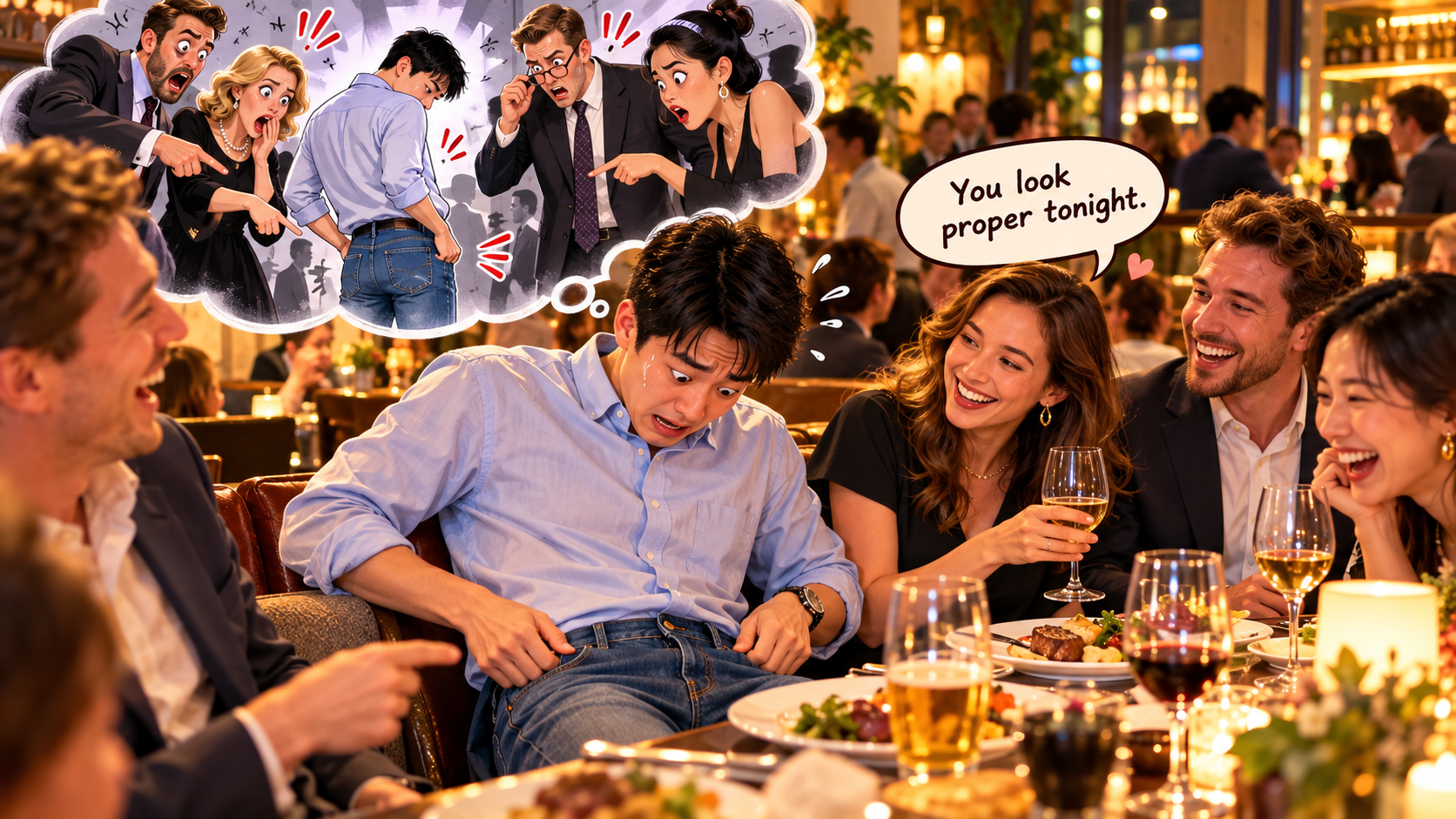 美剧学英语:proper - 加拿大公司聚餐,同事说“proper”,我差点以为他嫌我穿得不合适……