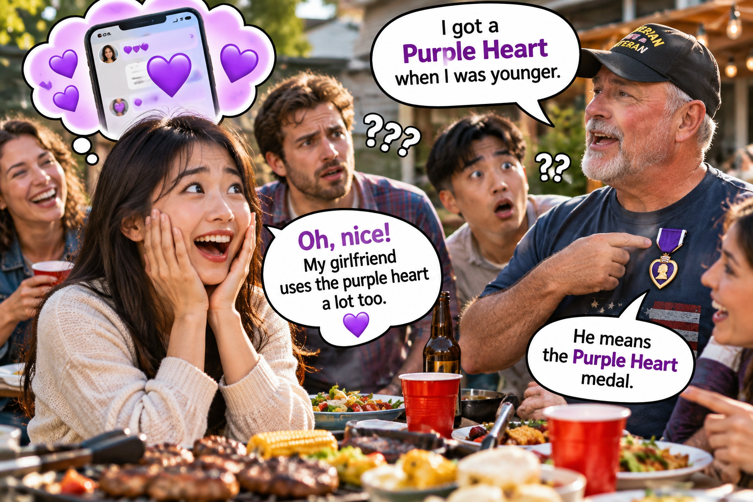 美剧学英语：purple heart - 加拿大聚会上他说自己有 Purple Heart，我还以为是在聊情侣头像……