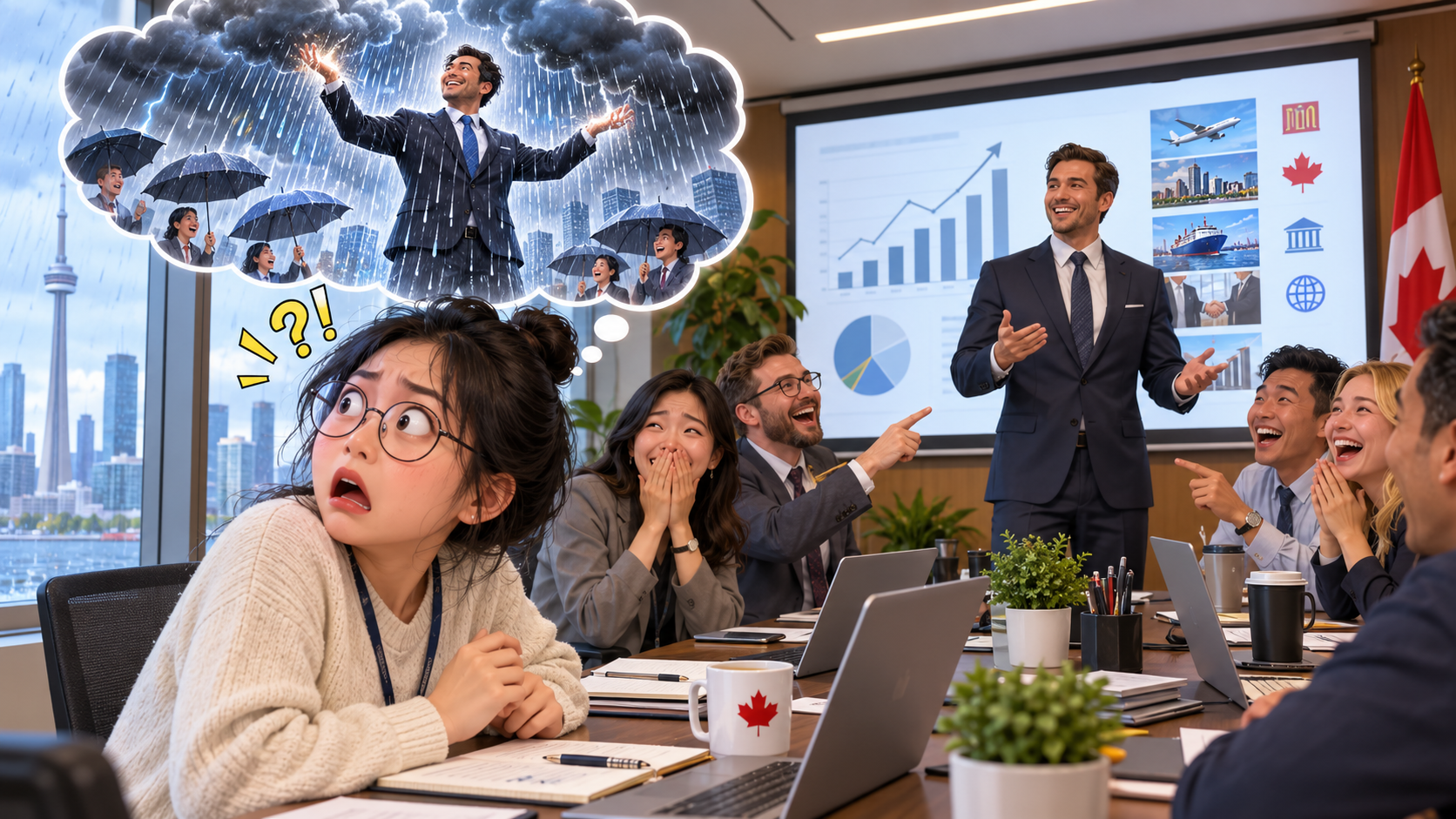 美剧学英语:rainmaker - 加拿大办公室开会,同事说新来的经理是“rainmaker”,我默默看了一眼窗外……