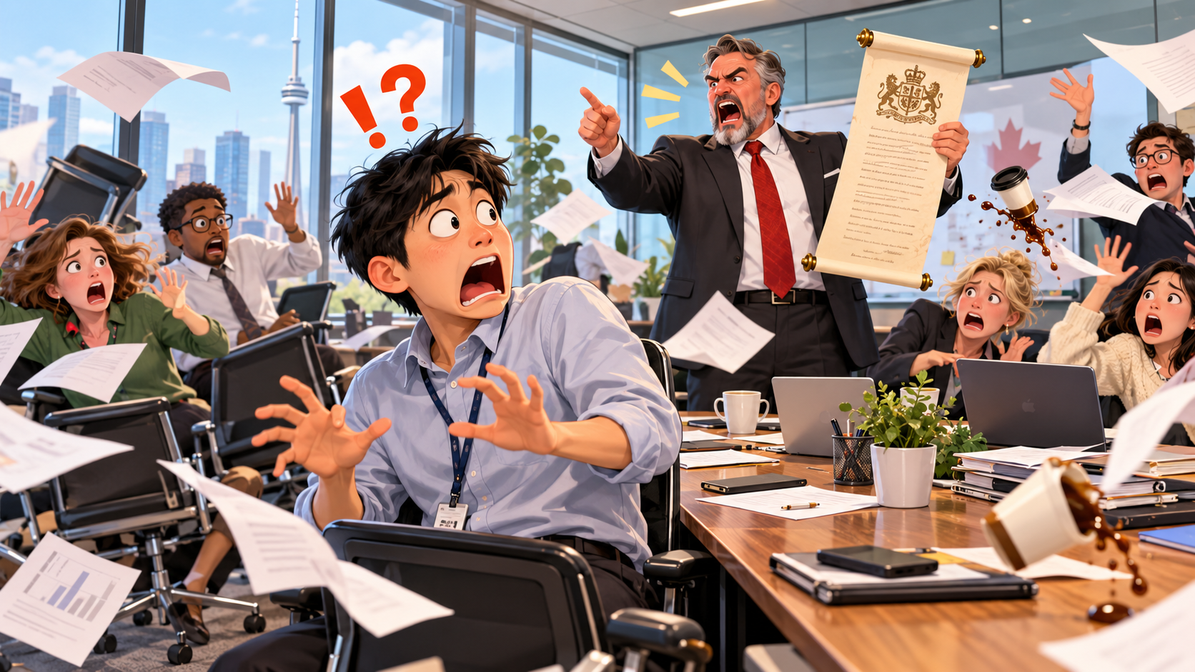 美剧学英语：read the riot act - 加拿大办公室里，经理说要“read the riot act”，我差点以为出大事了
