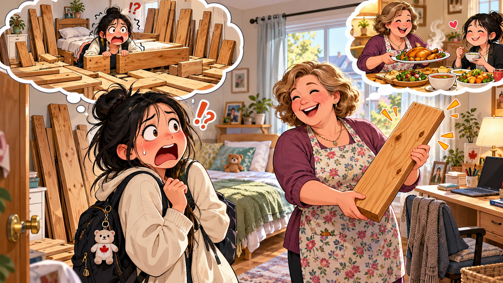 美剧说英语：room and board - 加拿大租房，房东说包“room and board”，我差点问她木板放哪儿……