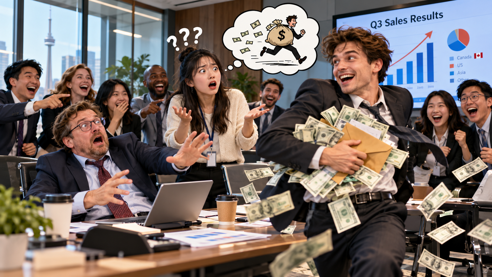 美剧说英语：run for your money - 加拿大办公室同事说“run for your money”，我以为他让我替老板跑腿拿钱……