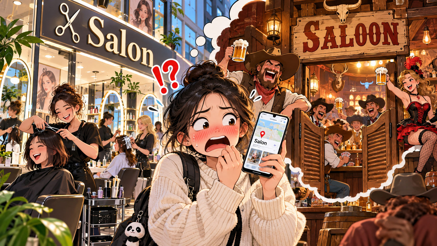 美剧说英语：saloon - 加拿大剪头发，朋友说salon，我差点搜进了西部酒吧