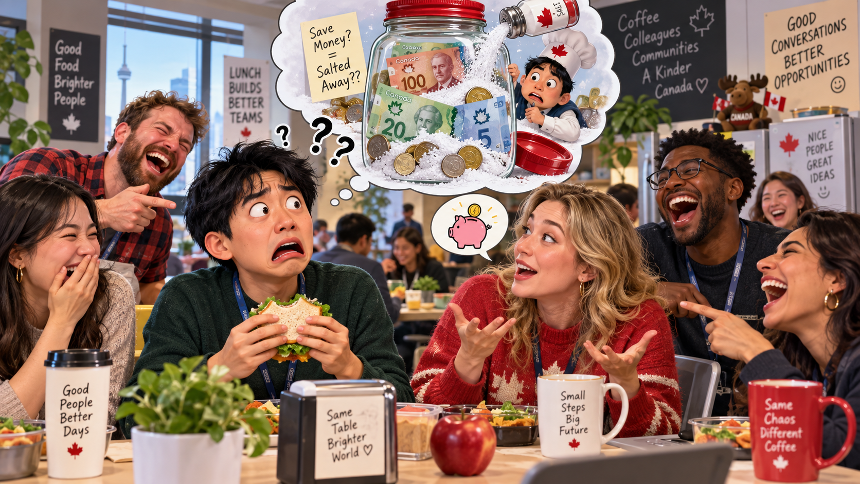 美剧学英语:salted away - 加拿大办公室里,同事说他把钱“salted away”,我差点问他用的哪种盐……