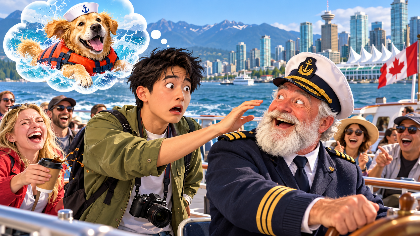美剧说英语:sea dog - 加拿大周末坐游船,朋友说船长是条“sea dog”,我竟然问能不能摸