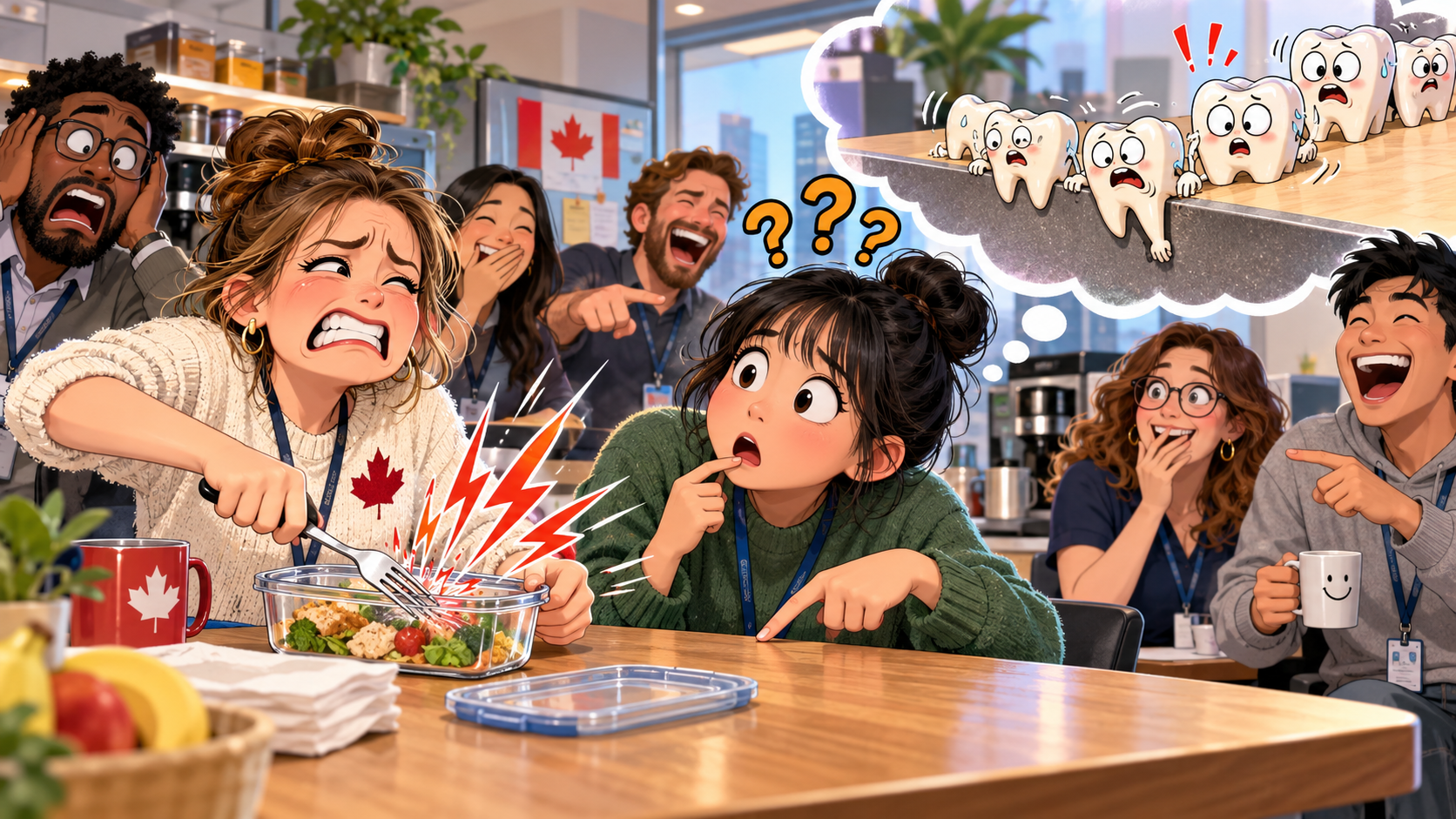 美剧学英语：set teeth on edge - 加拿大办公室同事说“set my teeth on edge”，我盯着他的牙看了半天……
