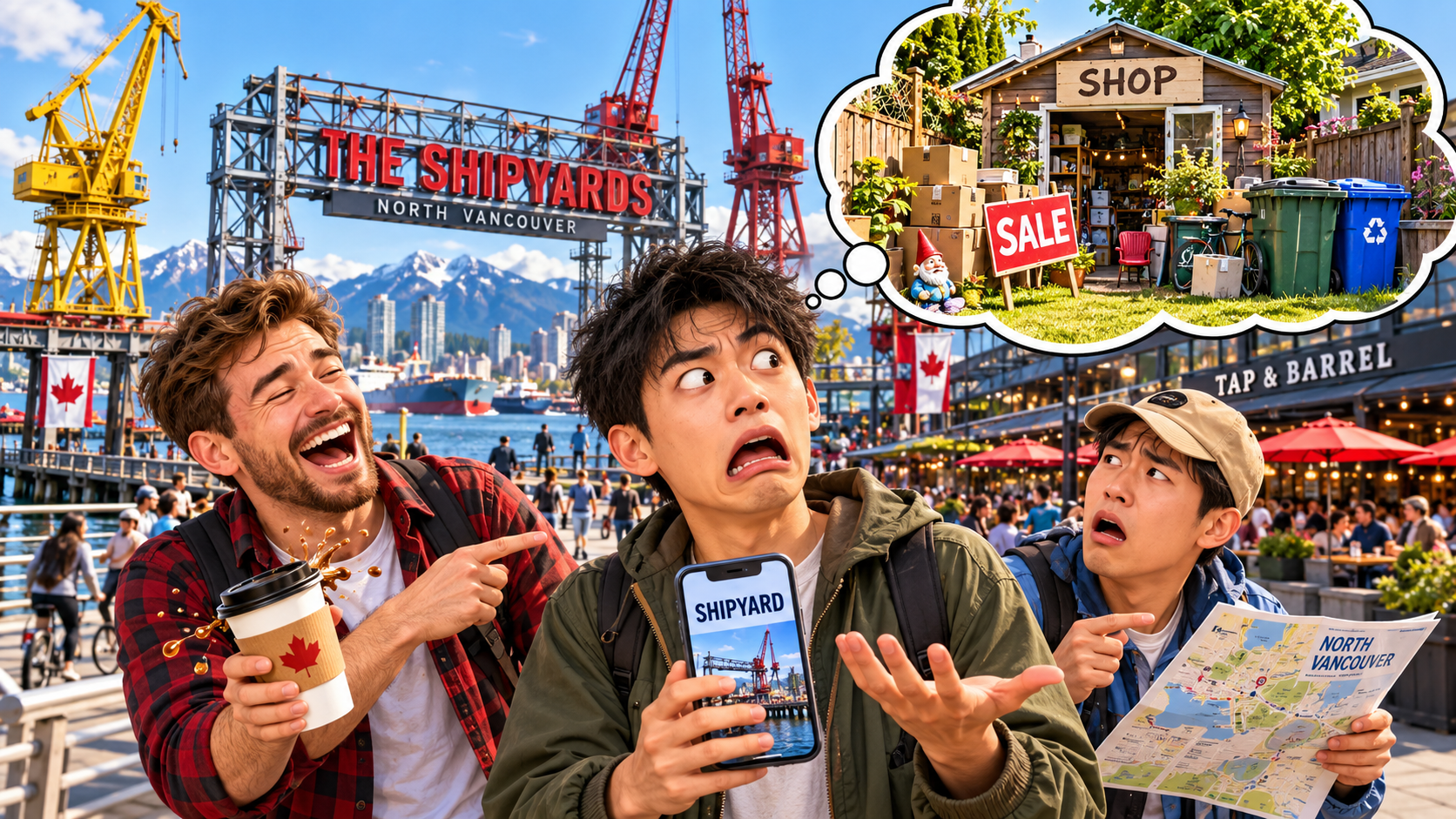 美剧说英语:shopyard - 加拿大朋友约我去Shipyard,我却问他:商店后院有什么好逛的?