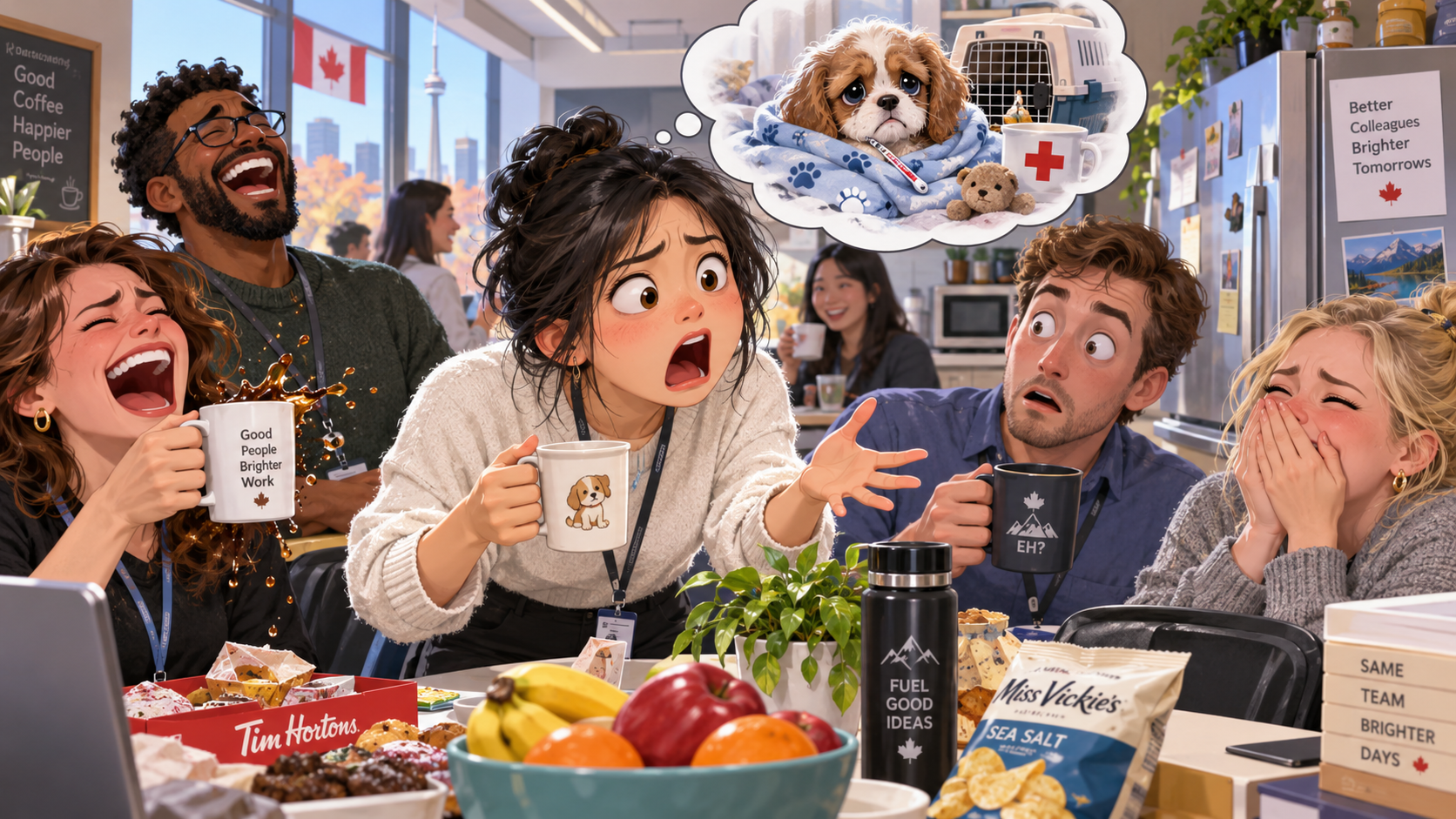 美剧学英语：sick puppy - 加拿大办公室午休，同事说他是个“sick puppy”，我竟问要不要带去宠物医院……