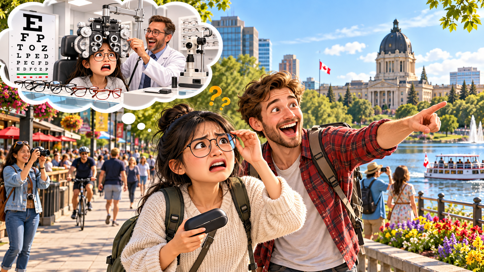 美剧说英语:sight - 加拿大朋友约我去市中心看 sights,我却以为他要带我检查视力……