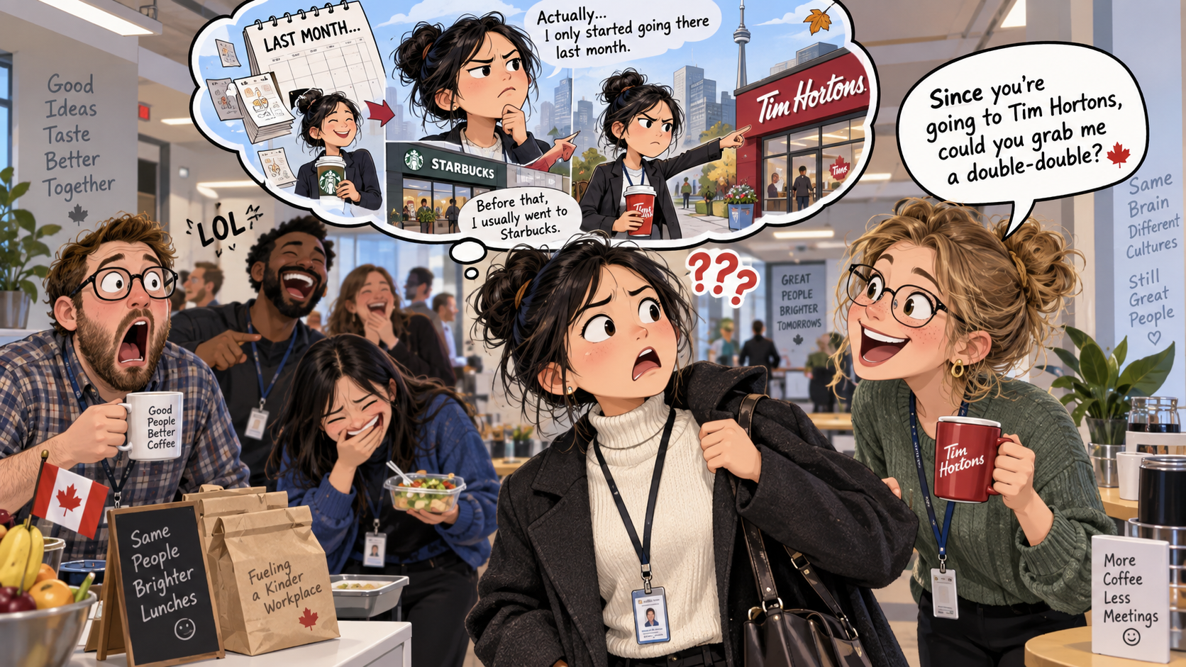 美剧学英语：since - 加拿大办公室同事说“Since you’re going to Tim Hortons...”，我认真回答：我上个月才开始去