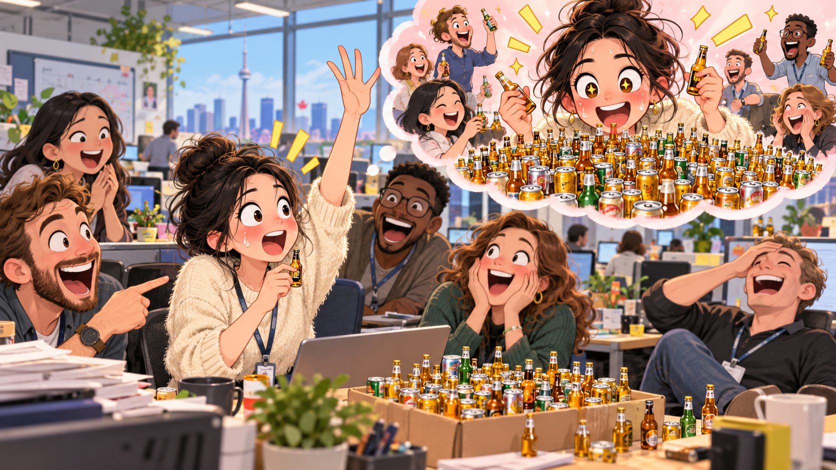 美剧说英语:small beer - 加拿大办公室同事说“small beer”,我真的问他要不要买一箱小瓶啤酒……