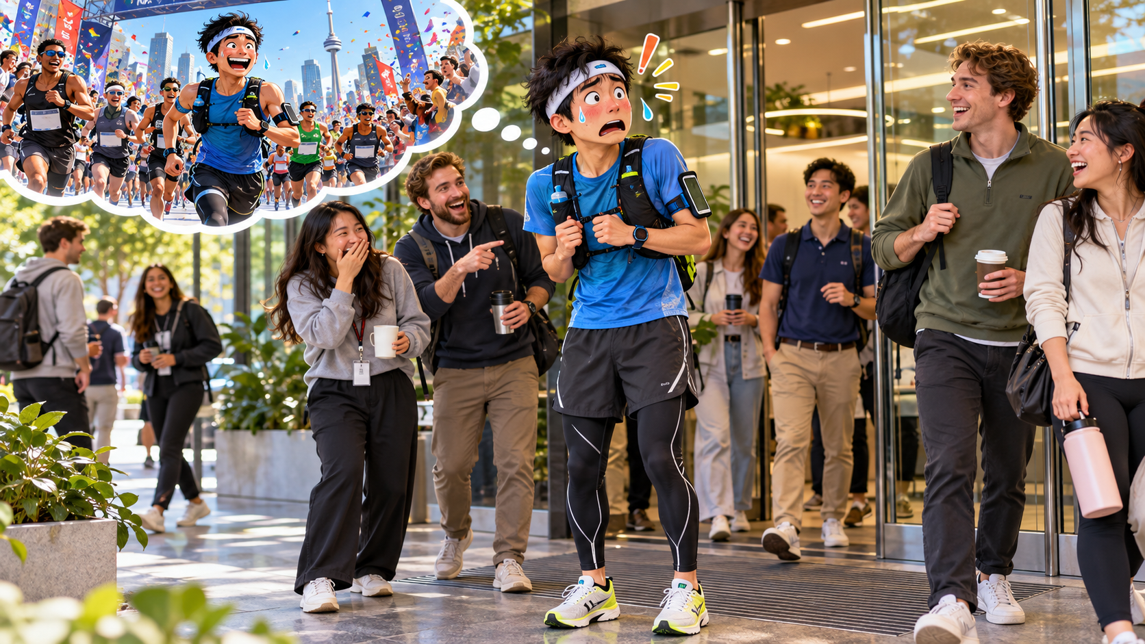 美剧说英语:sports wear - 加拿大公司Casual Friday,同事说穿sports wear,我差点穿着跑步装备去上班