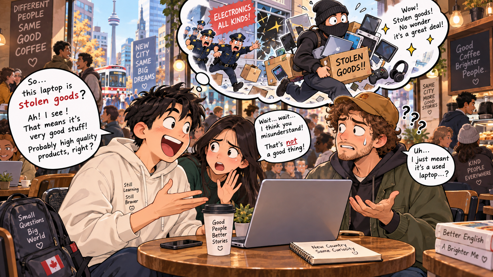 美剧学英语:stolen goods - 加拿大二手交易时,卖家说了一句 stolen goods,我差点替他解释……