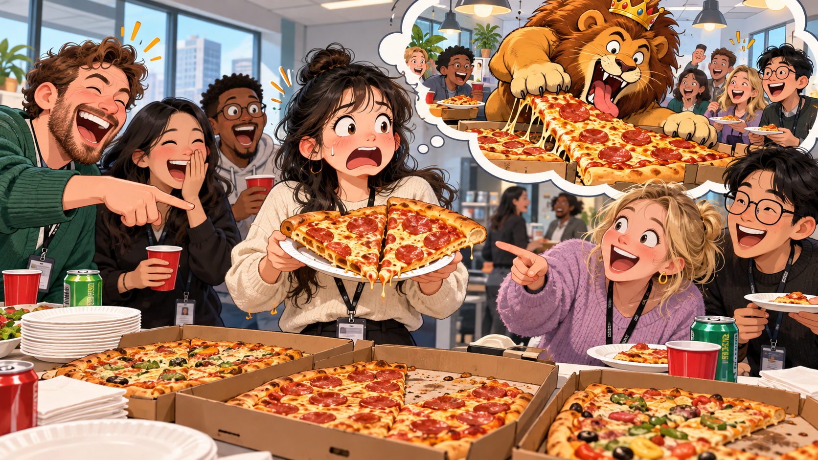 美剧说英语：the Lion's share - 加拿大公司聚餐，同事说“lion’s share”，我真以为要给狮子留一份